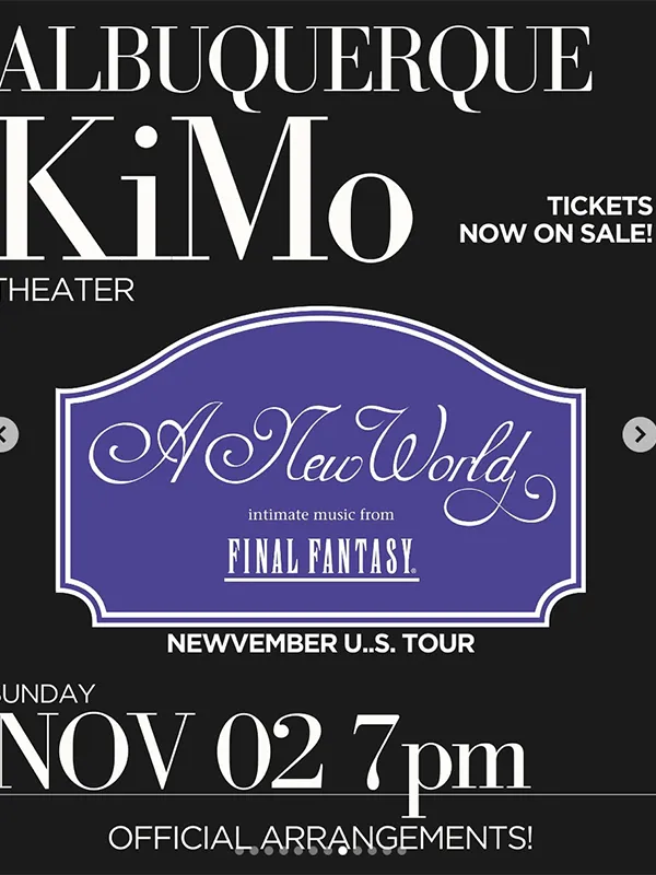 A New World tickets