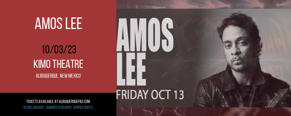Amos Lee at Kimo Theatre