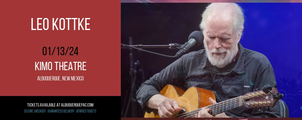Leo Kottke at Kimo Theatre